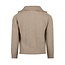 Sweater with collar taupe