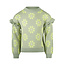 Sweater dropped shoulder faded green