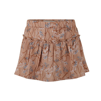 Koko Noko Skirt with shorts caramel brown