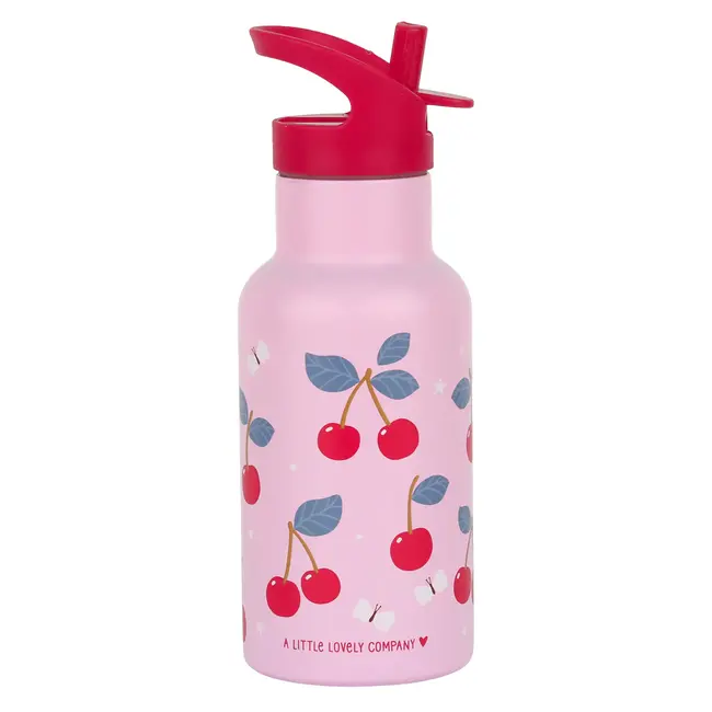 Rvs drinkfles Kersen