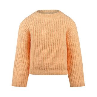 Koko Noko Sweater dropped shoulder peach