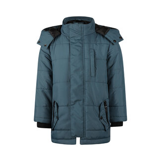 Koko Noko Winterjas parka water repellent steel blue