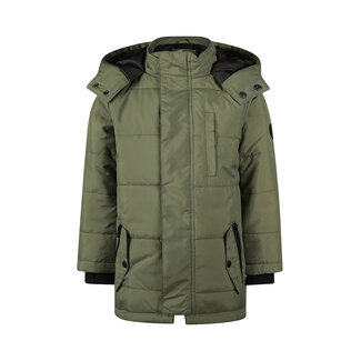 Koko Noko Winterjas parka water repellent army green