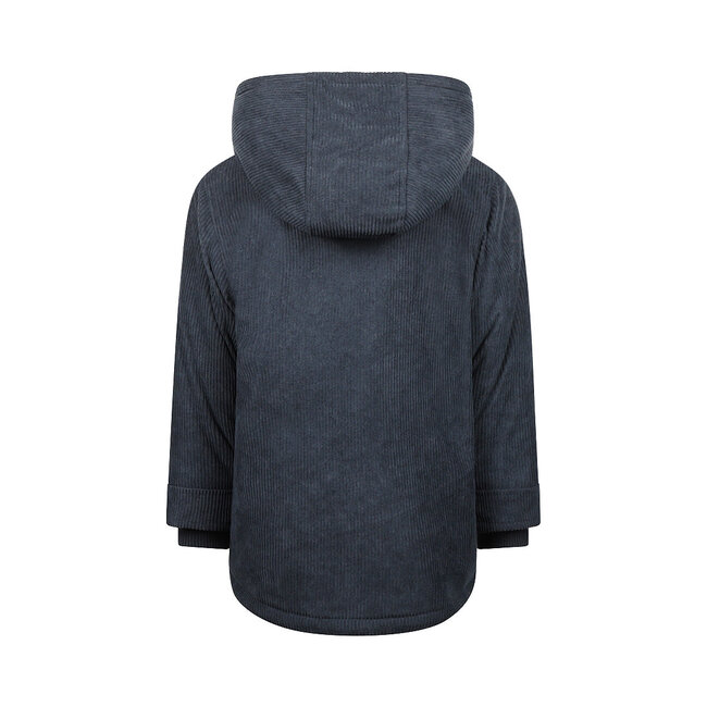 Winterjas parka steel blue