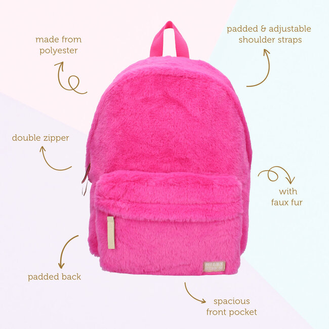 Milky Kiss rugzak The wow factor Pink
