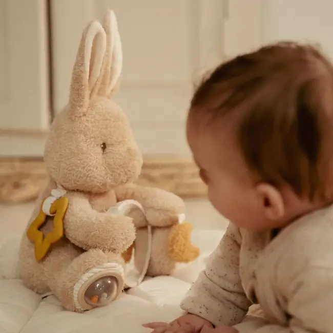 Activiteitenknuffel Baby bunny