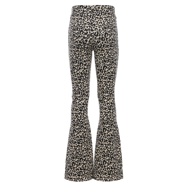 Little jaquard pants sandy leopard