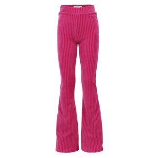 Looxs Little velvet rib pants magenta pink