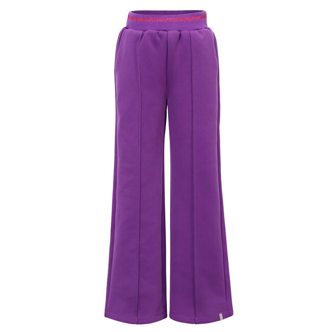 Little sporty scuba sweat pants violet purple