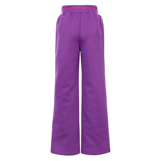 Little sporty scuba sweat pants violet purple