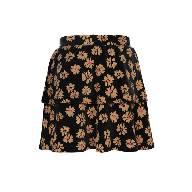 Little velvet flaire skirt soft winterflower
