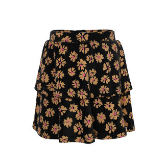 Looxs Little velvet flaire skirt soft winterflower