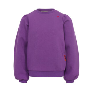Looxs Little sporty scuba sweat sweater violet purple
