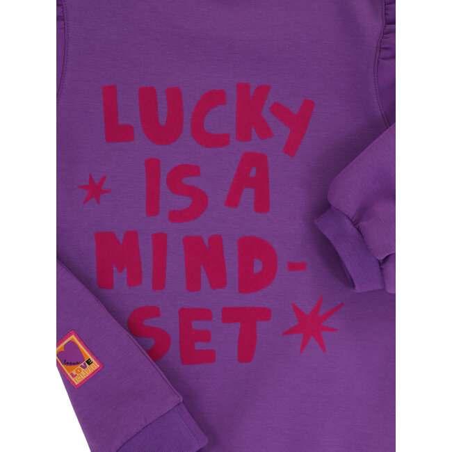 Little sporty scuba sweat sweater violet purple
