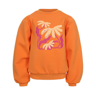 Looxs Little sporty scuba sweat sweater bright orange