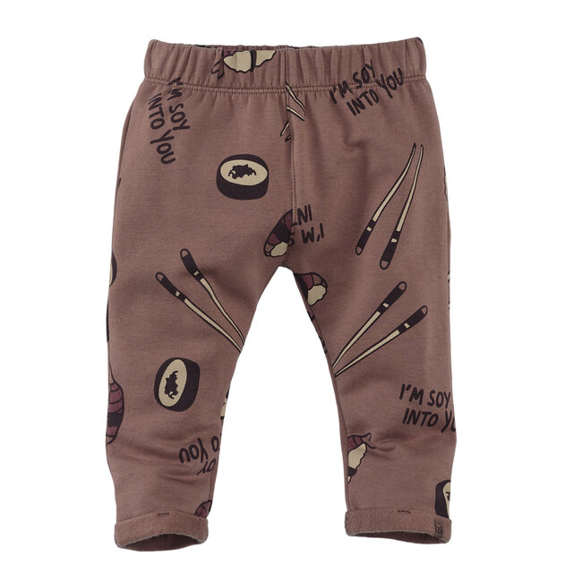 Newborn broek Fons amber brown/aop