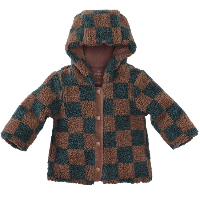 Newborn borgvest Naim amber brown/aop