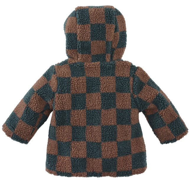 Newborn borgvest Naim amber brown/aop