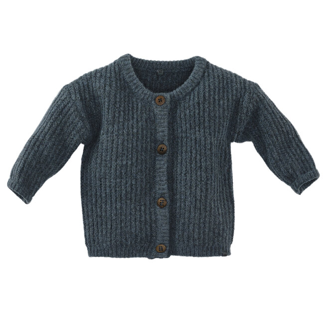Newborn vest Mert seafoam shadow