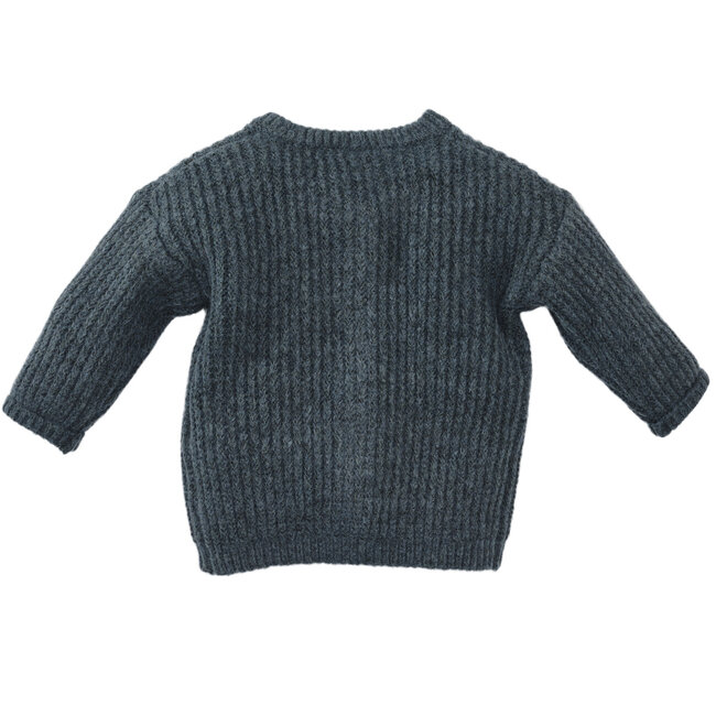 Newborn vest Mert seafoam shadow