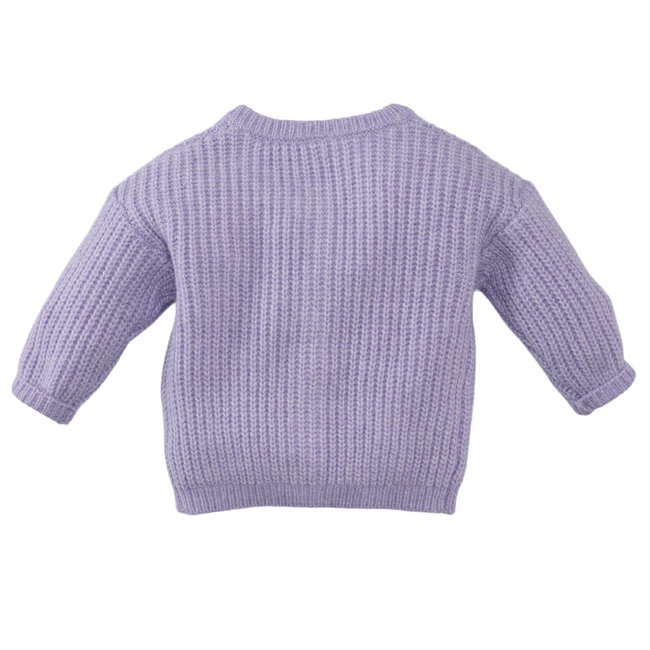 Newborn vest Yanou morning violet