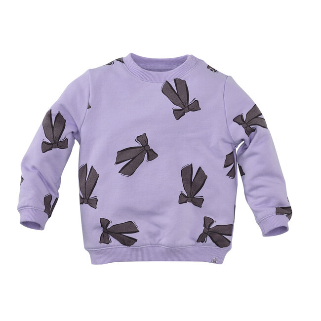 Newborn sweater Feyza morning violet/aop