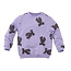 Newborn sweater Feyza morning violet/aop