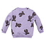 Newborn sweater Feyza morning violet/aop