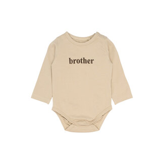 The New Siblings Romper Brother humus