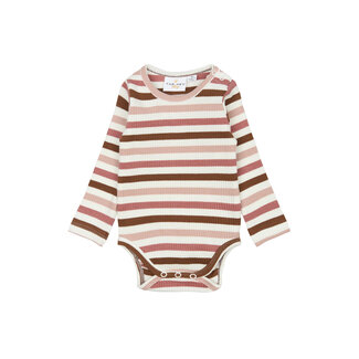 The New Siblings Romper Pama withered rose striped