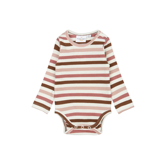 Romper Pama withered rose striped