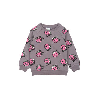 The New Siblings Sweatshirt Phoebe gray ridge aop