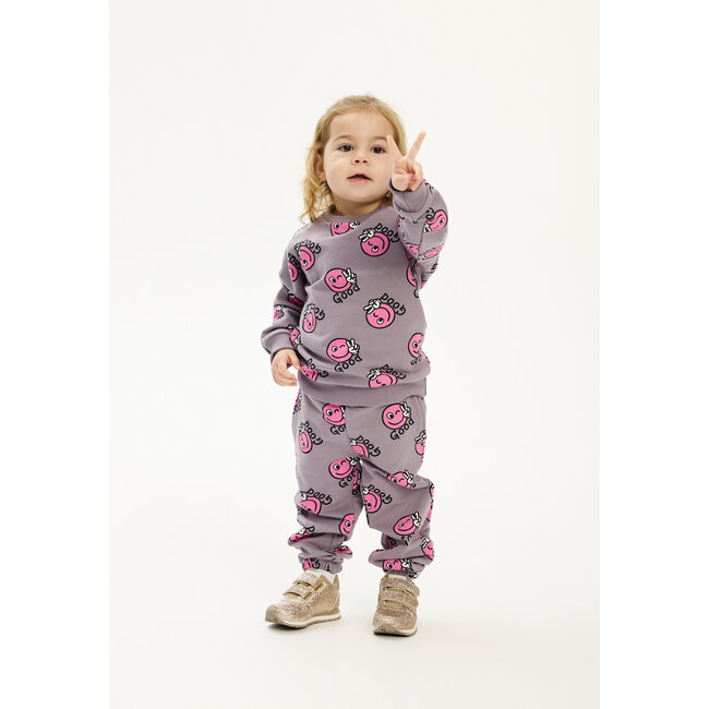 Sweatshirt Phoebe gray ridge aop