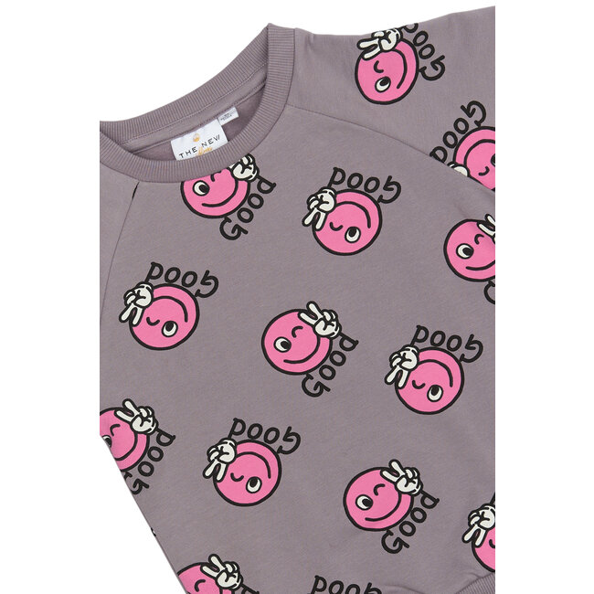 Sweatshirt Phoebe gray ridge aop