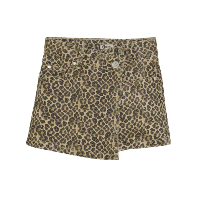 Skort twill animal latte sand