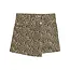 Skort twill animal latte sand