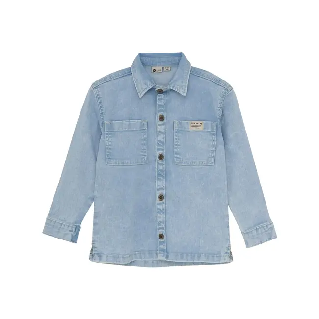 Denim blouse Backprint