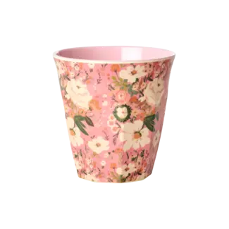 Rice Beker Middelgroot - Coral - Allison Flower