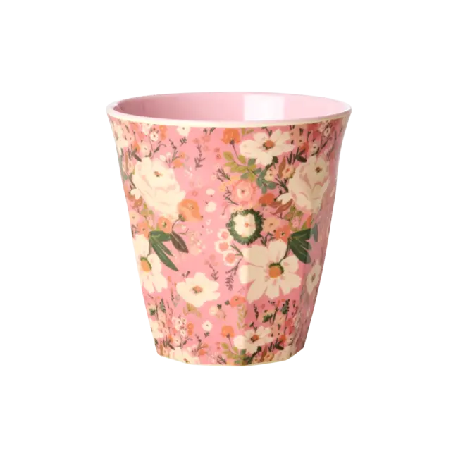 Beker Middelgroot - Coral - Allison Flower