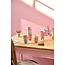 Alfabet beker Flowers Roze
