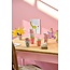 Alfabet beker Flowers Roze