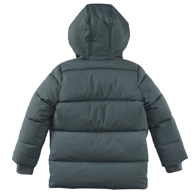 Winterjas Stef seafoam shadow/aop