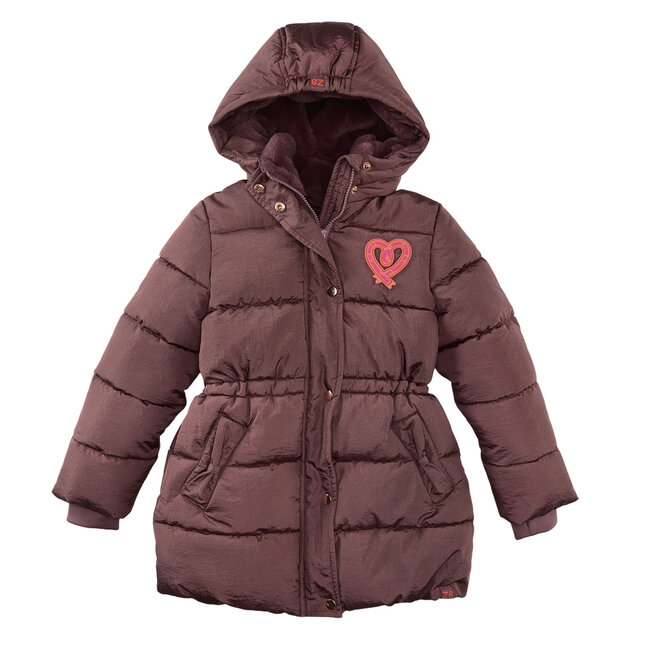 Winterjas Maida spicy mauve