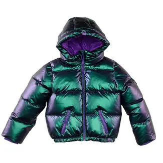 Z8 kids Winterjas Melita metallic disco