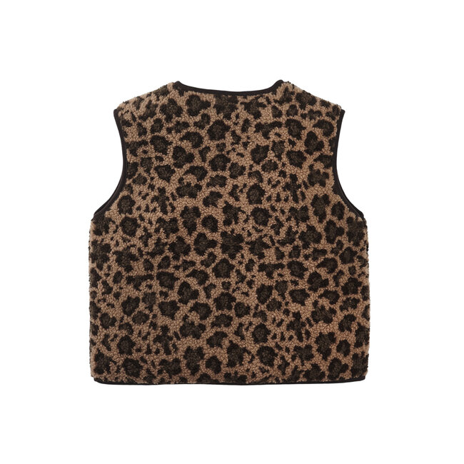 Gilet Mellody amber brown/aop