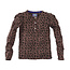 Longsleeve Louisa amber brown/aop