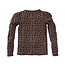 Longsleeve Louisa amber brown/aop