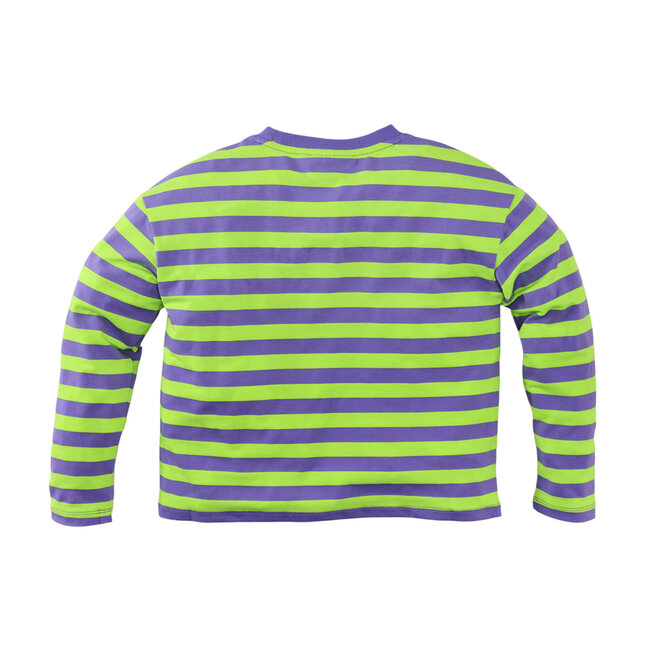 Longsleeve Dente icy lilac/green gecko