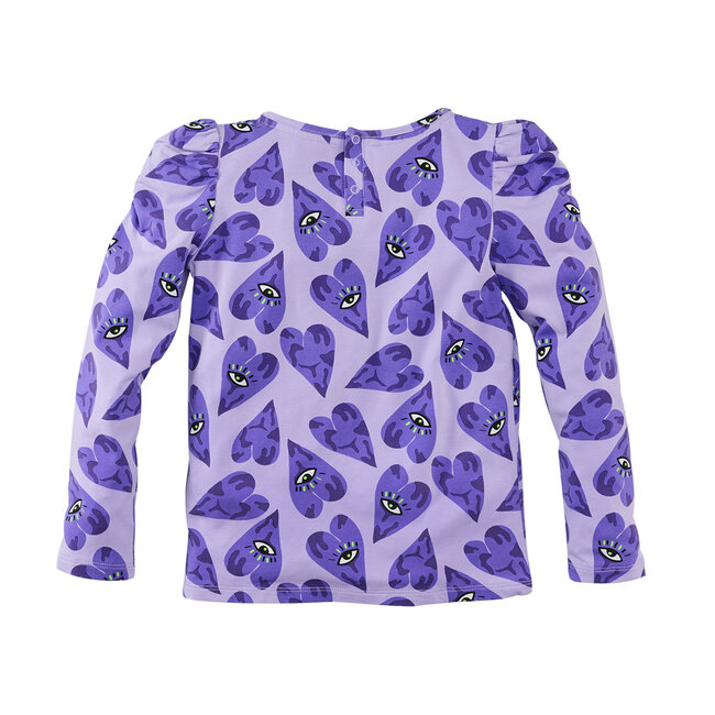 Longsleeve Delinda morning violet/aop