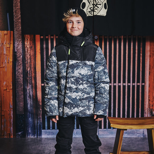 Winterjas Gino night sky/aop